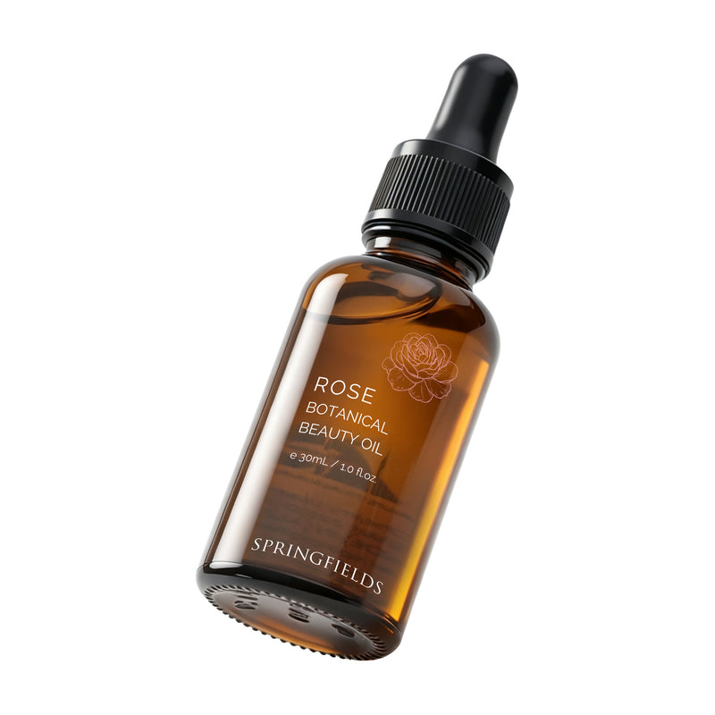Rose Botanical Facial Beauty Oil 30ml angle product image