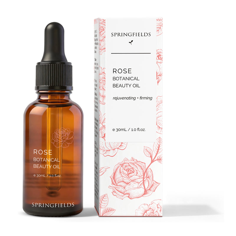 Rose Botanical Facial Beauty Oil 30ml packaging product image