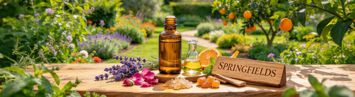 Botanical aromatherapy ingredients in mist