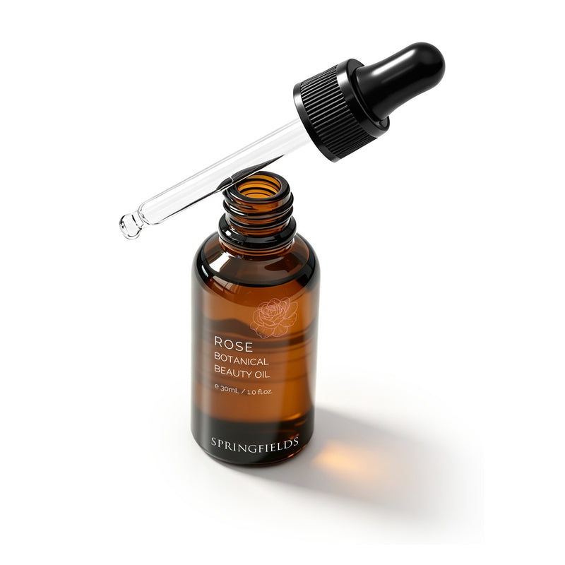 Rose Botanical Facial Beauty Oil 30ml overhead product image
