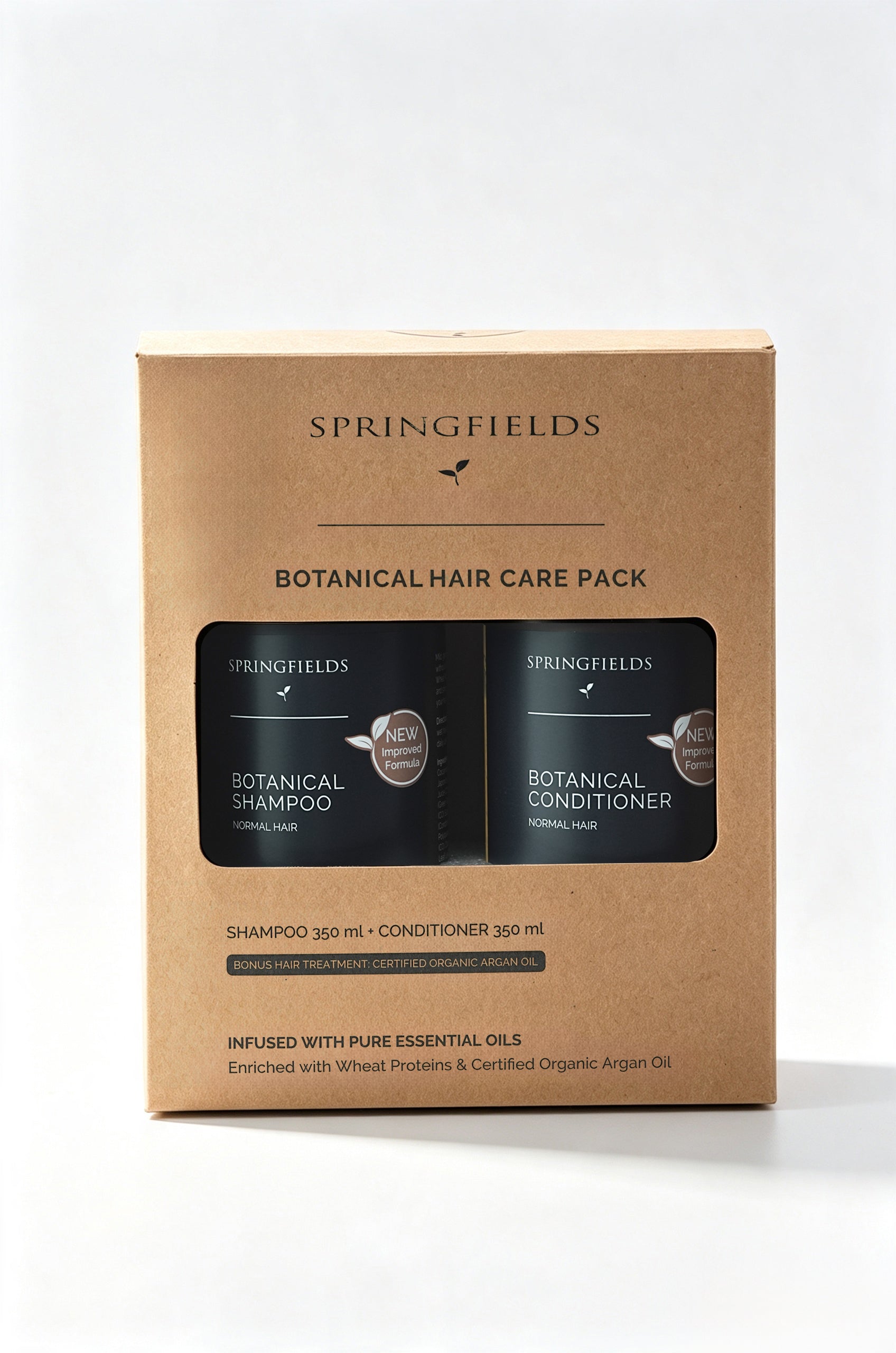 Springfields botanical shampoo and conditioner range